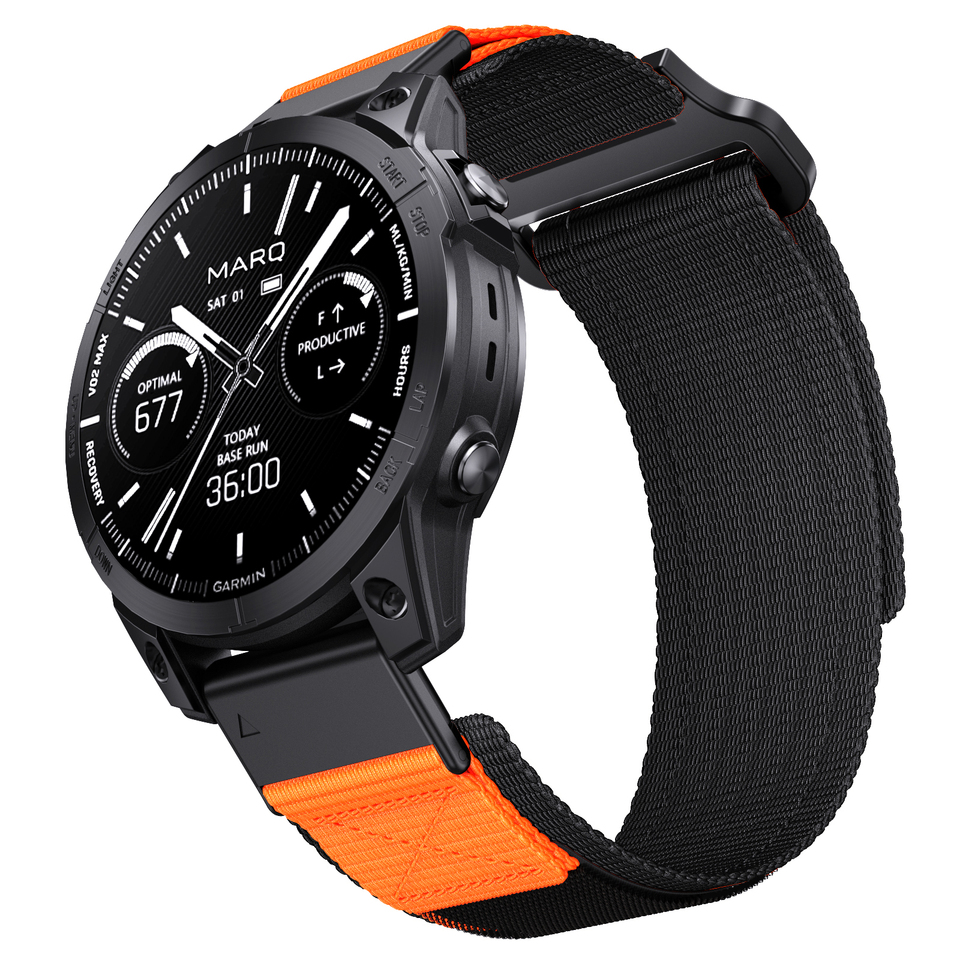 Garmin 22 26mm Nylon Quick Fit Strap Wristband For Fenix5 5XPlus 6 6XPro 7 7XPro Sport Taxtix7 Watch Band Instinct1 2 Bracelet