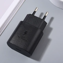 Super Fast 25W PD Charger with EU Adapter for Samsung Galaxy Devices