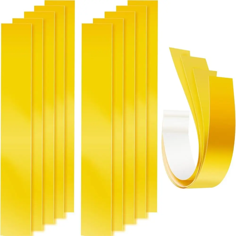 10pcs Durable Zero Gap Woodworking Tape PVC Spare Parts Self Adhesive Strips Accurate Positioning PVC Woodworking Tape