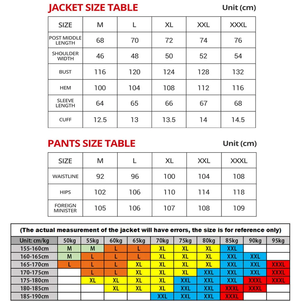 Motorcycle Jackets Suit Waterproof Motorcross Pants Moto Jacket With Protective Gear Windproof Riding Racing Motorbike Clothing