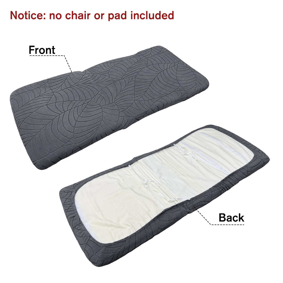 Leaf Pattern Jacquard Recliner Chair Slipcover - Elastic All-Inclusive Armchair Cover