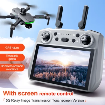 2025 NUOVO HOT S155 GPS Drone 8K Professionale Doppia Fotocamera HD 5G FPV 360 °   Giocattolo drone quadricottero RC con motore brushless per evitare ostacoli