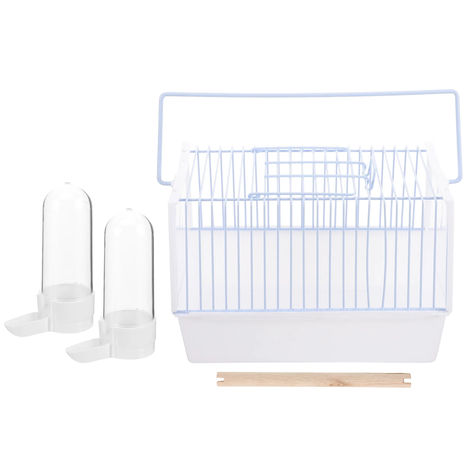 

Out Birdcage Handheld with Handle Outing Parrot Small Wire Iron Portable for Birds Travel Carrier