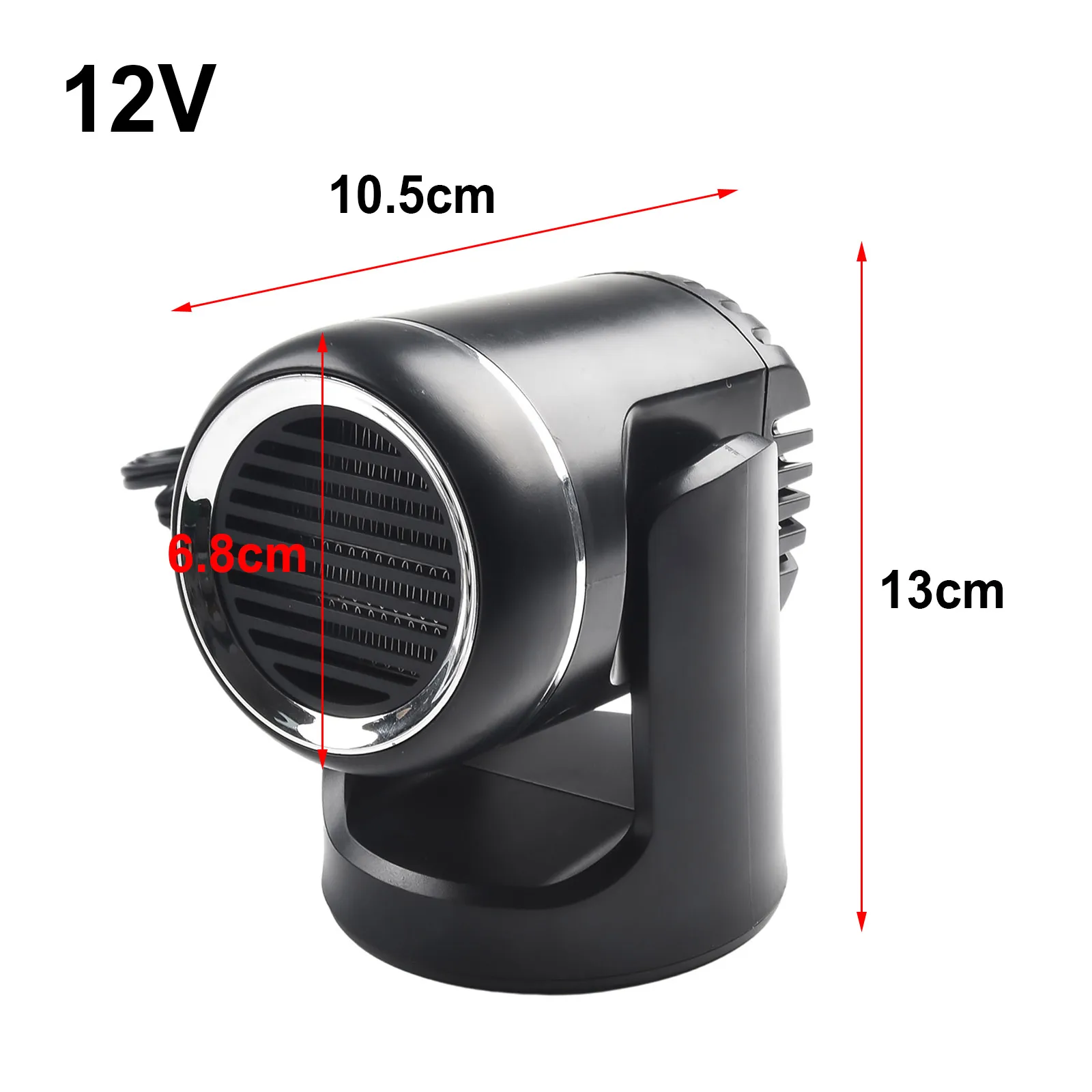 

12V/14V Electric Car Heater 2 In 1 With 360° Base Portable Car Heater Energy Saving Fast Heating Quickly Dual Warm Wind