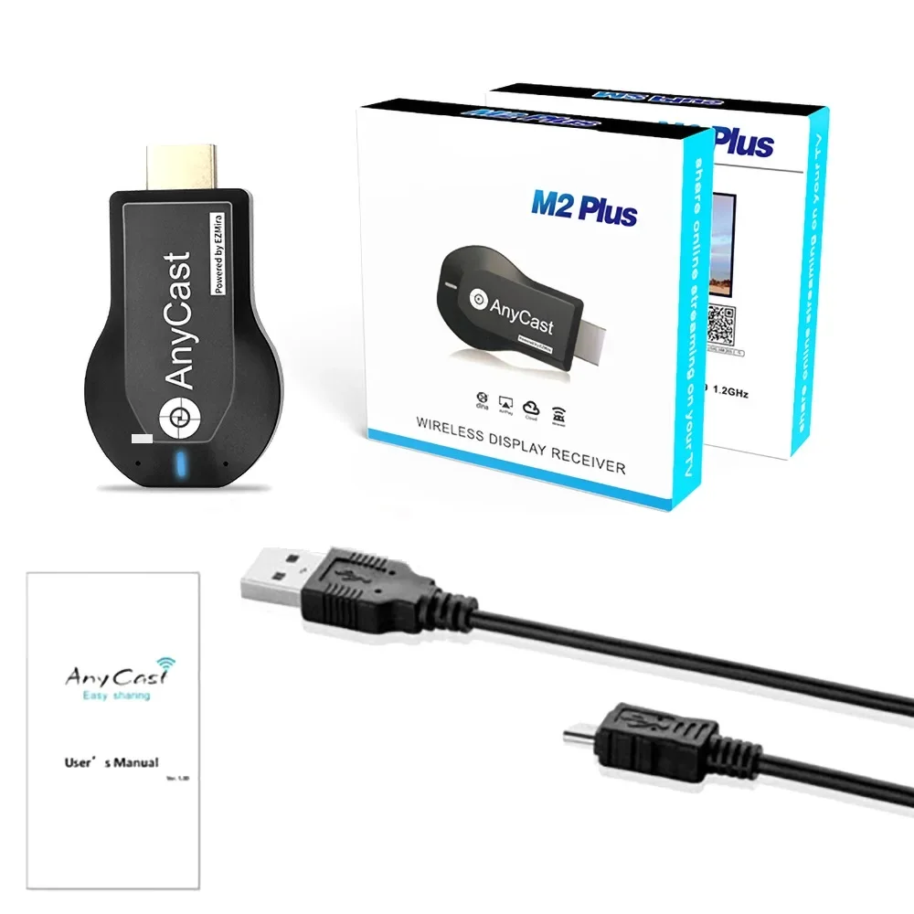 1080P M2 Plus TV Stick for Smart TV HDMI-Compatible M2 Plus Stick Adapter Android WiFi Dongle DLNA Airplay Smar tv stick