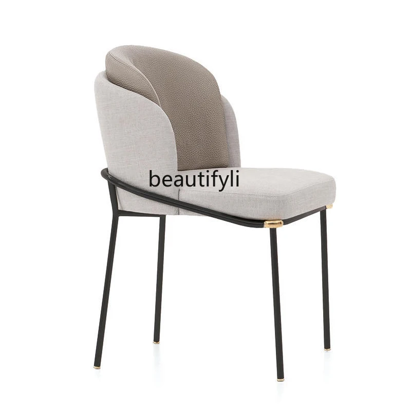 

Nordic Single-Seat Sofa Chair Modern Minimalist Bedroom Leisure Fabric Hotel Villa Living Room Complete