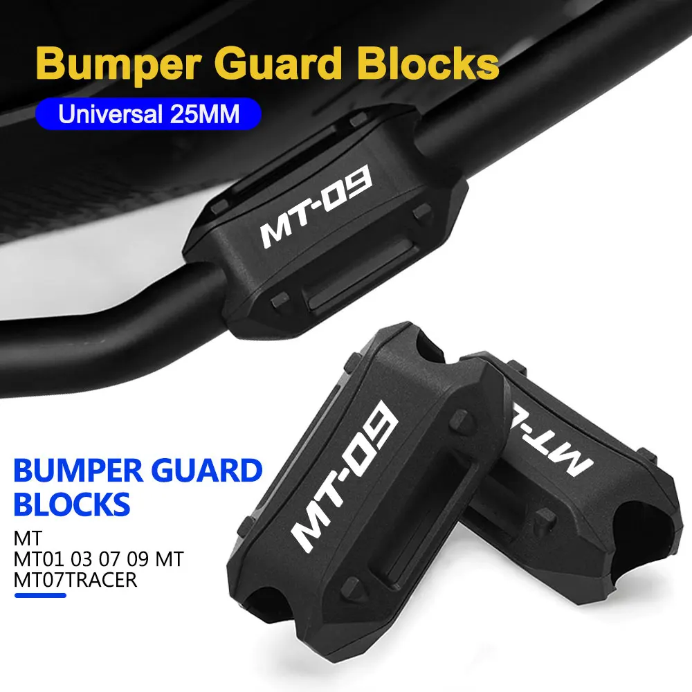 

For YAMAHA MT MT01 03 07 09 MT MT07TRACER 25MM Motorcycle Accessories Engine Guard Crash Bar Bumper Protection Decorative Block