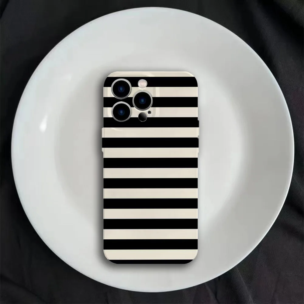 Burgundy Art Line Design Glossy Film Phone Case