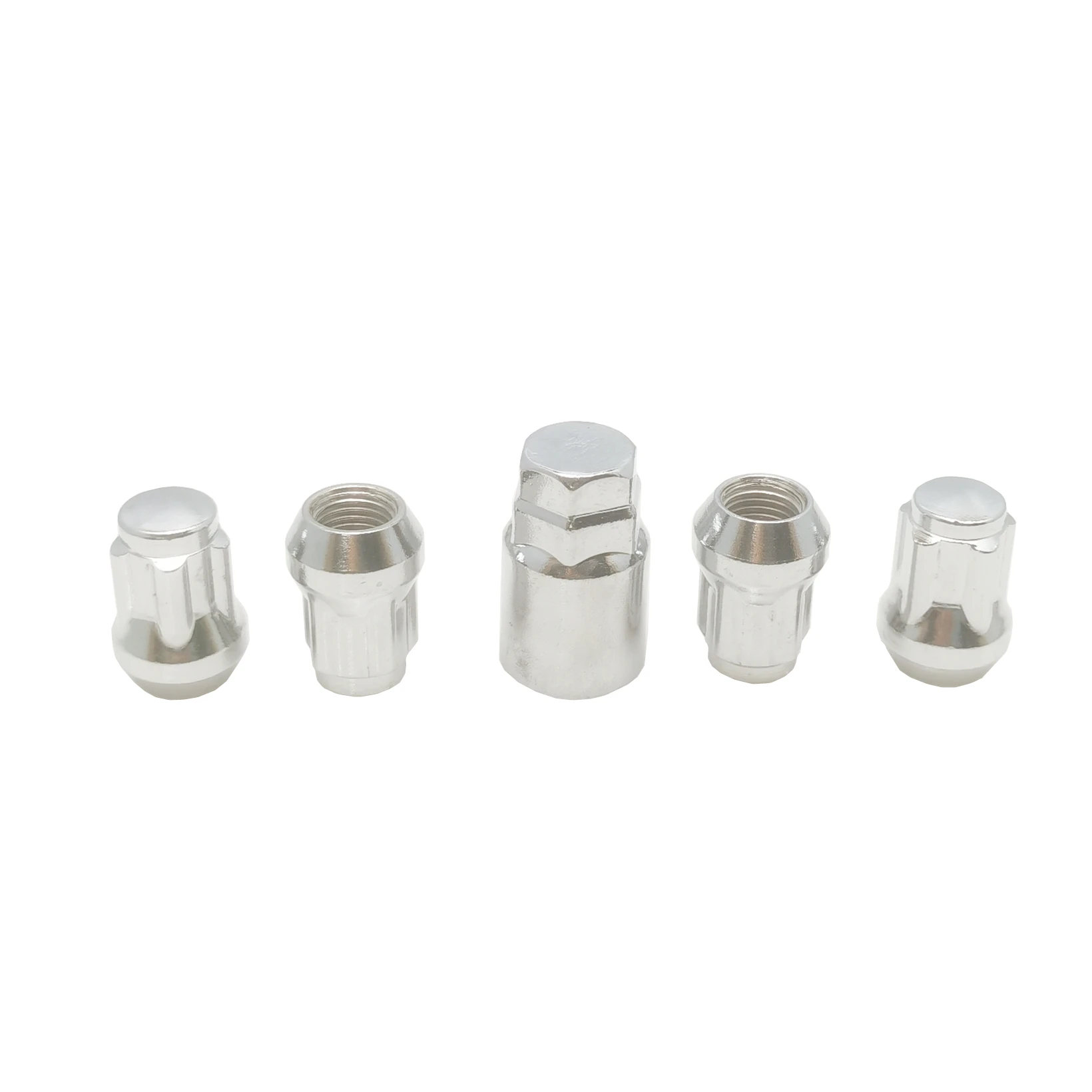 M12*1.5 Lock Wheel Tip Anti-theft Nut + Wrench 1 SET For FORD B-MAX GRAND C-MAX ECOSPORT FIESTA FOCUS KUGA MONDEO RANGER