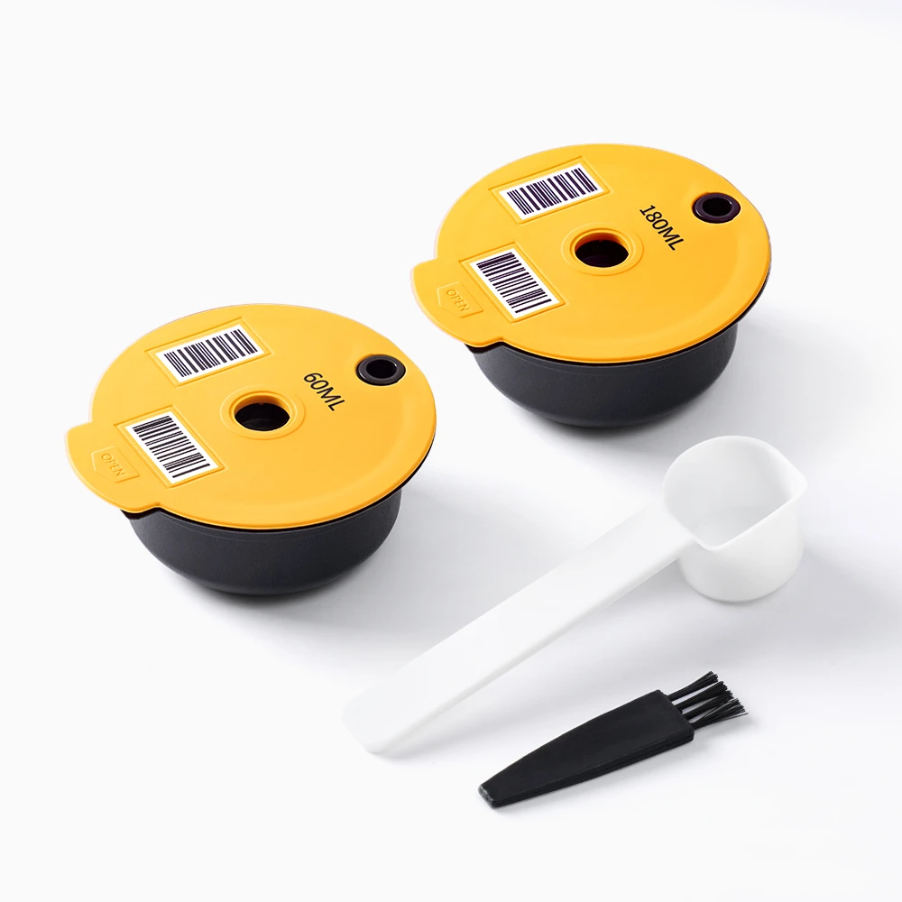 60ml / 180ml Reusable Coffee Capsule Pods For Boschs Machine Tassimo