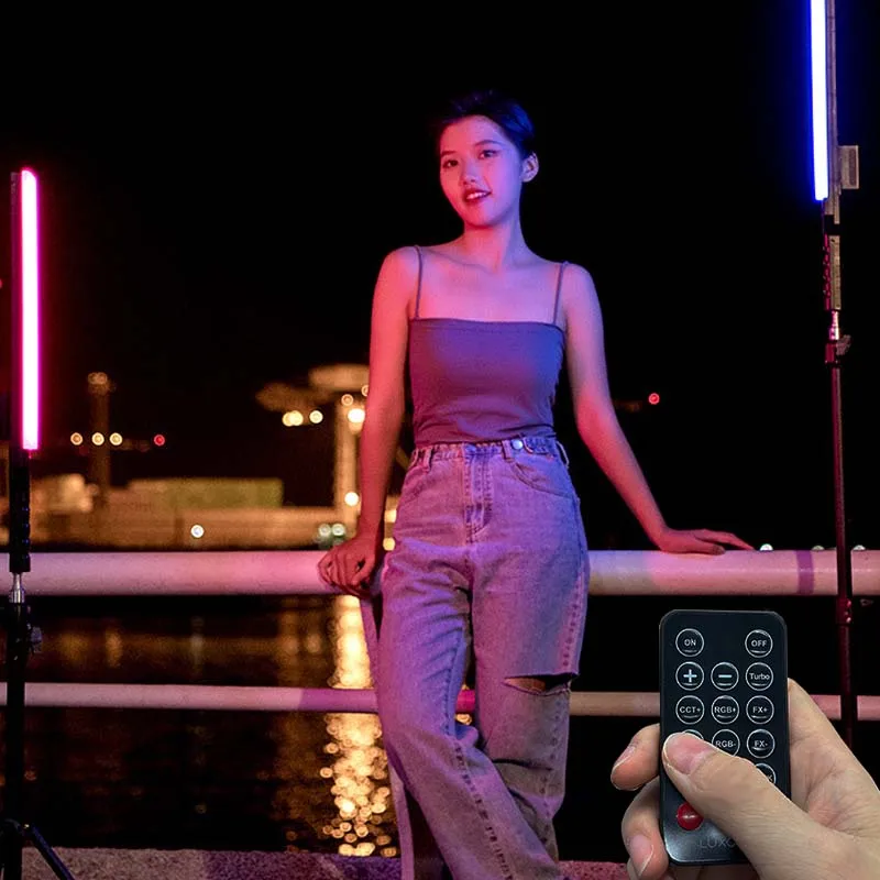 FIFAR RGB 비디오 라이트 스틱 지팡이 파티 다채로운 LED 램프 필 라이트, 휴대용 플래시 스피드 라이트, 사진 조명