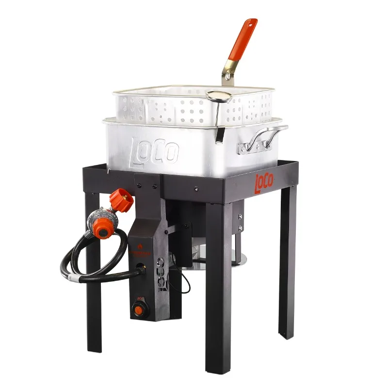 

Loco Cookers Propane 12 Quart Fish Fryer With Sure Spark Clearance Outdoor Cooking