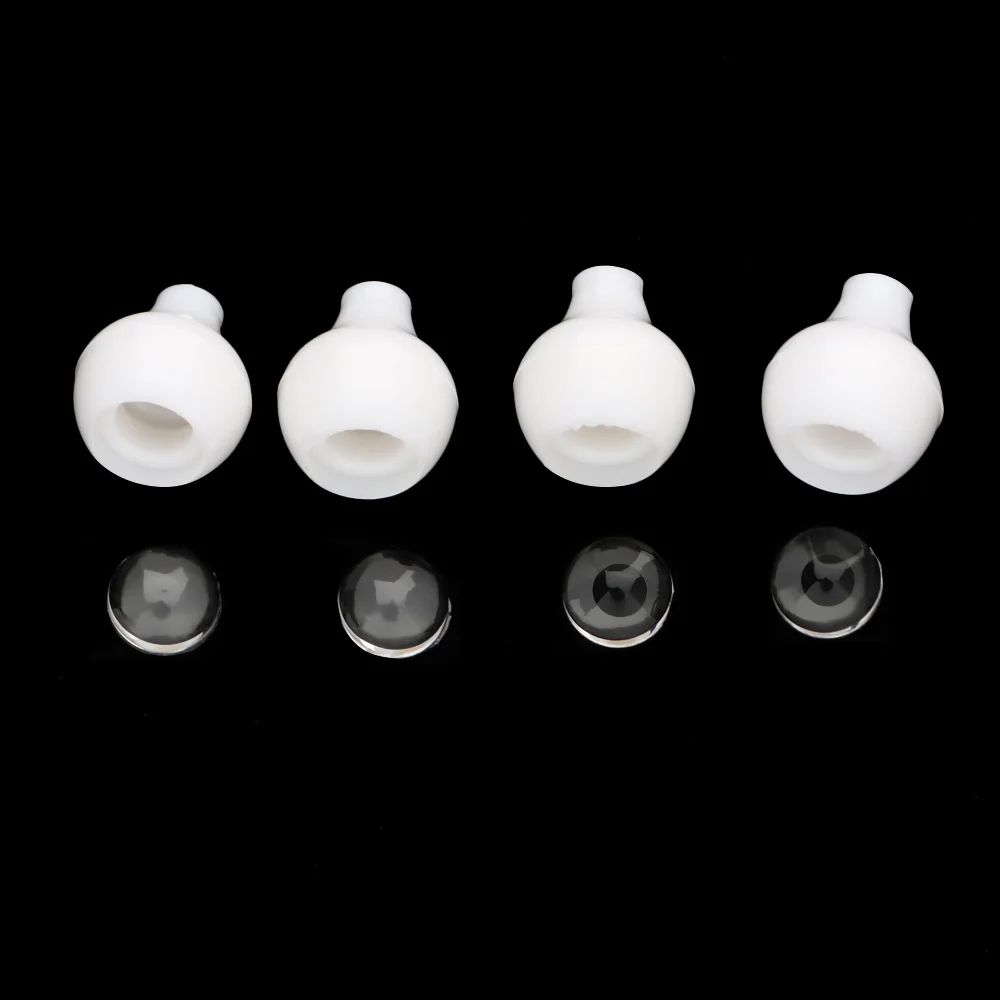 1Set Acrylic Half Round Doll Eyes 8~26mm Transparent Black Eye Patch Safety Eyeball Sticking Mud Clay Toys DIY Doll Accessories
