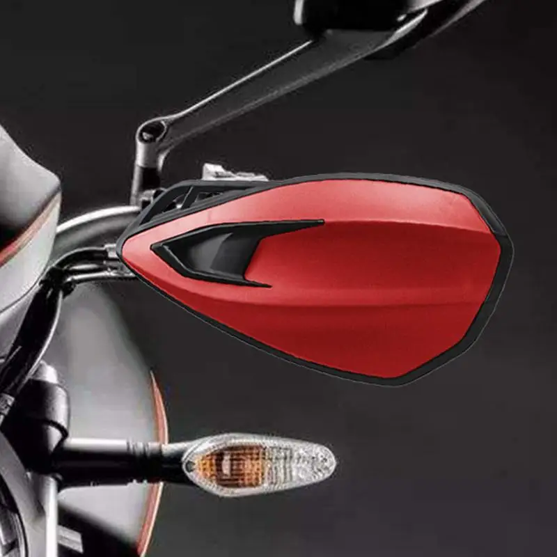 1 Pair Motorcycle Handle Guards Motorcycle Handle Wind Deflector Handle Grip Guards Anti-fall Riding Hand Protective Cover