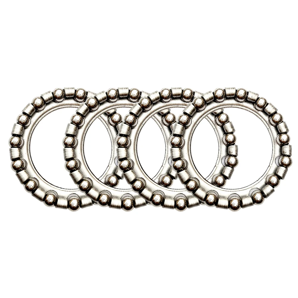 Durable Silver Steel Steering Bearings - Easy to Use Inner and Outer Design