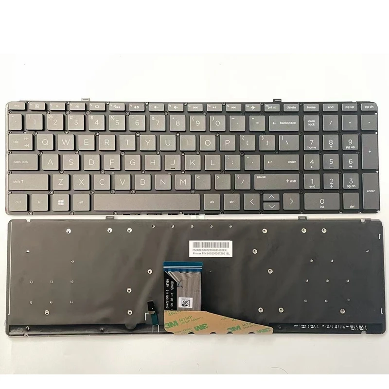 Teclado para hp Spectre X360 15-ch 15-ch000 15-ch008ca Sn6172bl Sg-90500-xba com Retroiluminado us uk ru gr
