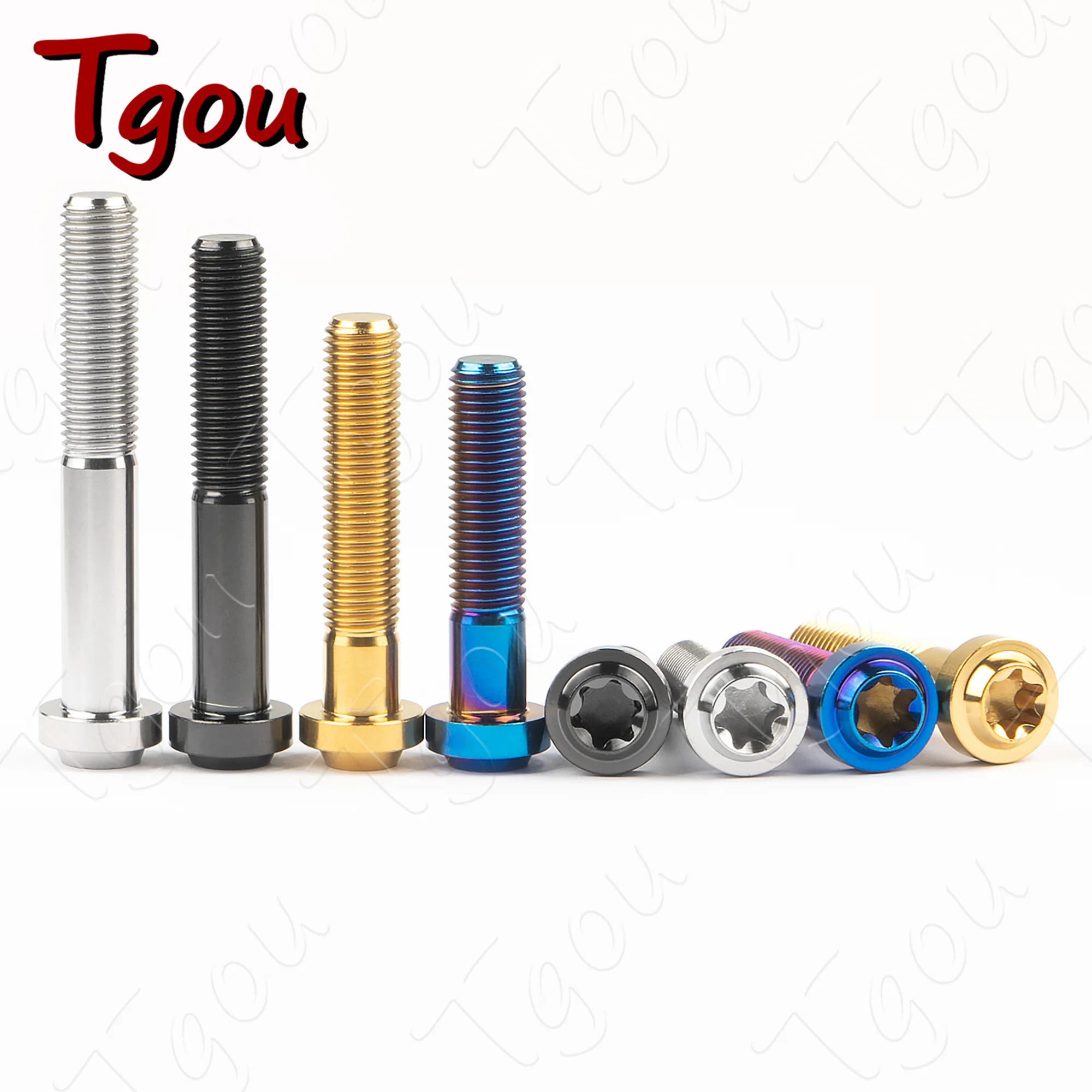 Titanium Bolts M10x20 25 30 35 40 45 50 60 65mm 1.25/1.5 Pitch Plummer Head Torx T45 for Motorcycle Car