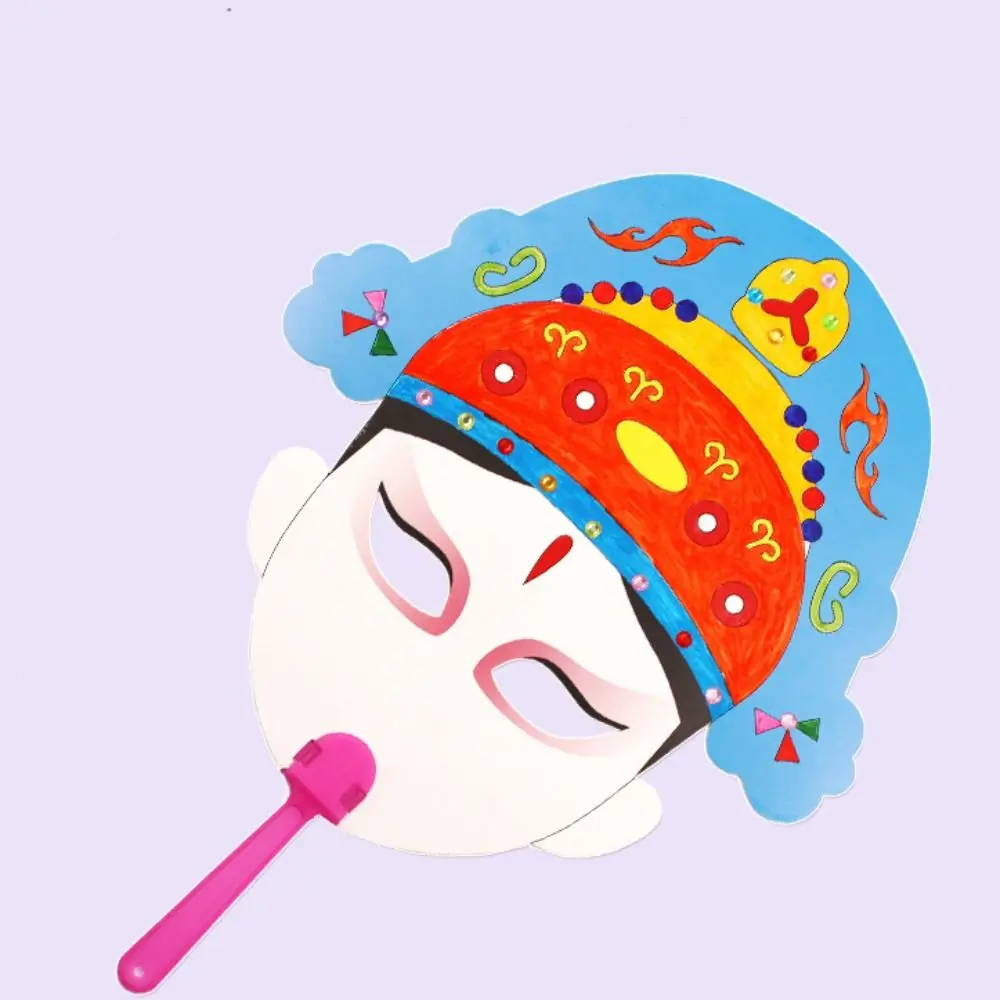 Beijing Opera Mask Paper Beijing Opera Mask Chinese Style Handmade Handmade Diy Material Package Paper Diy Material Package