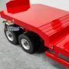 1/14 RC Metal 4 Axles Full Trailer Tail-board for Remote Control Tractors Trucks Dumper Cars Model Toy with Battery TH23496 3