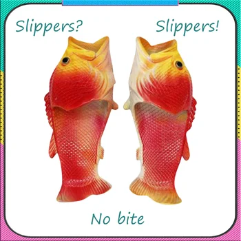 2025 Funny Slippers For Women Couple Shoes Family Shoes Parent-Child Sandals Large Size 32-46 Summer Beach Shoes Fish Slippers 1