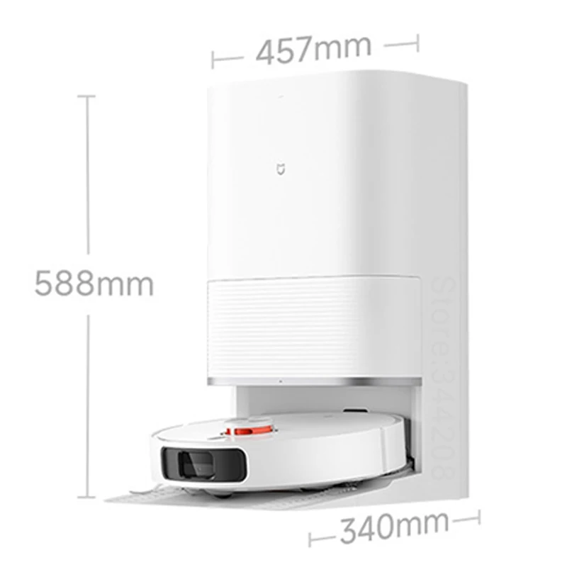 XIAOMI MIJIA D103CN OMNI Infinite Robot MOP Vacuum Cleaner M30S Self Cleaning Hair Cutting Empty Dust Home Dirt Disposal Machine 6