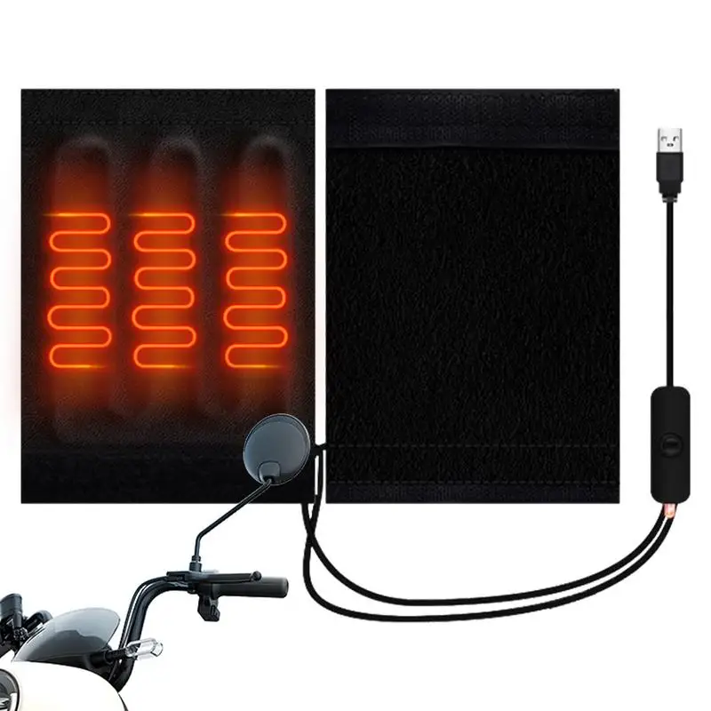 

Motorcycle Handlebar Heating Electric Warmer Heater Grip Pads ATV Warm Heated Kit Hand Grips Cover Winter IP67 Waterproof