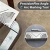 Angle Measurement Tool Multifunctional Square Tube Rounded Corner Ruler Drawing Tool Drawing Ruler Precision Arc Marking ﻿ 4