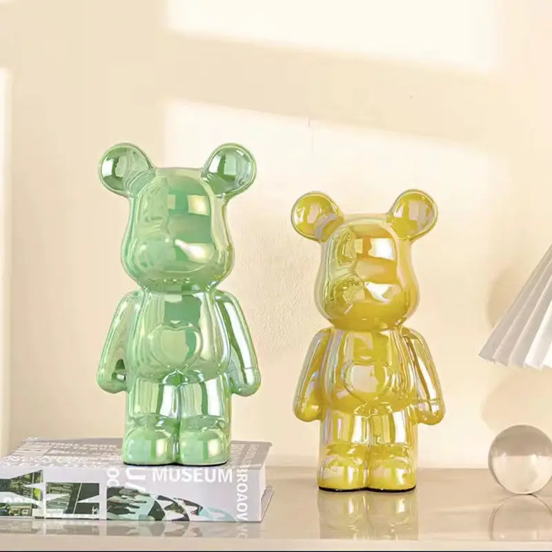 Nordic Luxury Bearbrick Piggy Bank Statue Bedroom Home Decoration