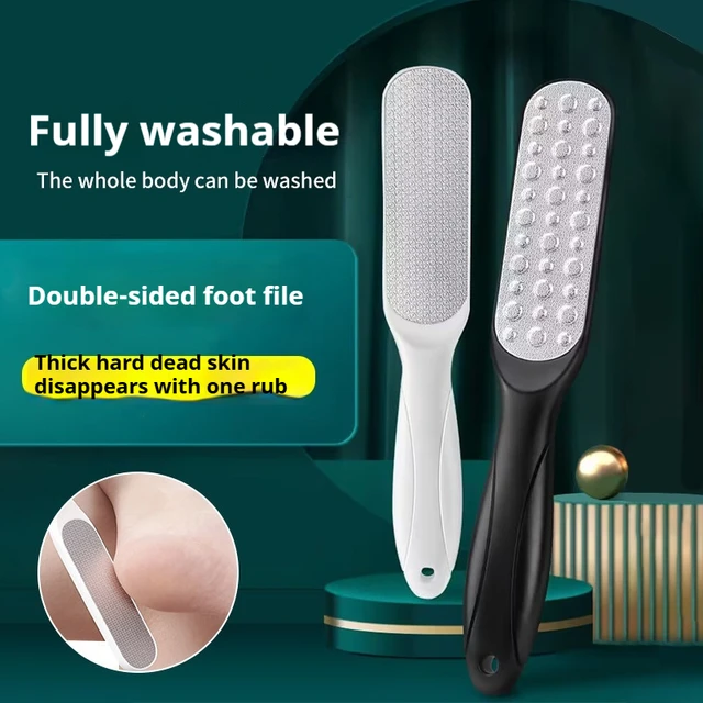 High-Quality 304 Stainless Steel Foot File Double Sided Callus Remover For Dead Skin Professional Pedicure Tools Callous Scraper