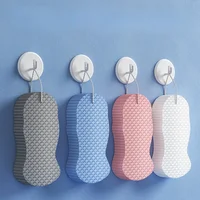 3D Bath Sponge Body Spa Scrubber Exfoliating Fish Scale Soft Painless Body Care Towel Cleanser Bathroom Bubble Shower Supplies 2
