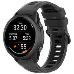 Sport Silicone Strap - Premium Fitness Wristband - Approach S50 (Extreme night Black)