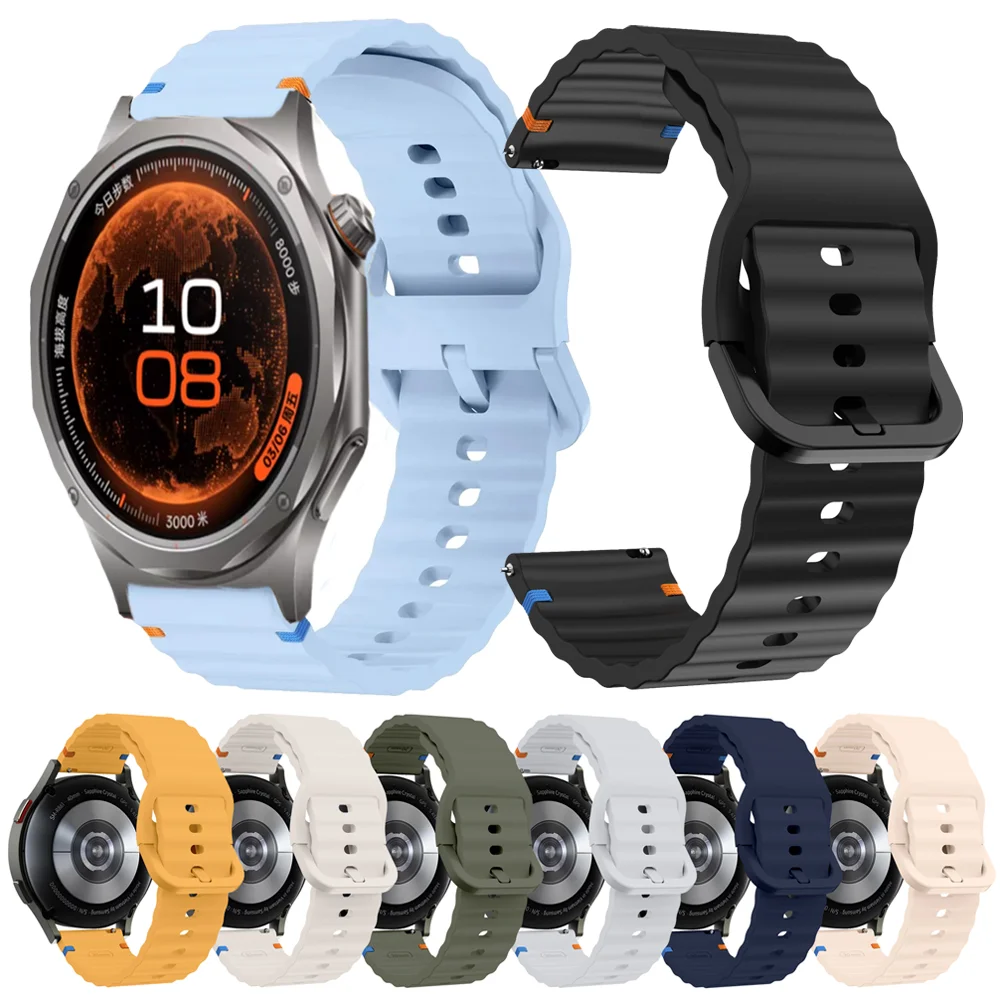 Silicone Sports Breathable Strap - Universal 18mm, 20mm, 22mm Bracelet