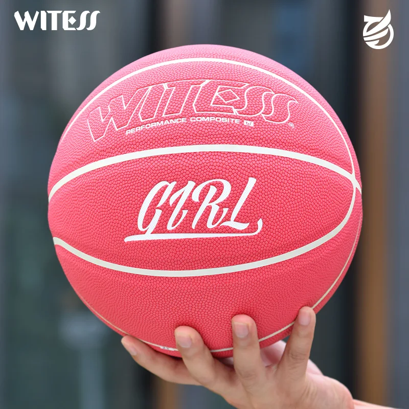 

WITESS Pink Basketball Girls' Special No.6 Women's Basketball Girls' Birthday Gift