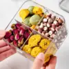 4 Pack Airtight Food Storage Containers Storage Boxes Storage Tank with Lids Divided Storage Containers  460ML 5