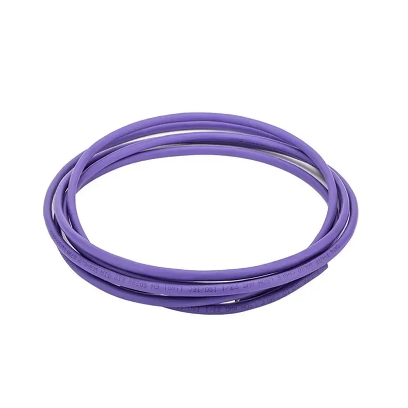 Purple Cat 6 Ethernet Cable - 20m Length, FTP, 4 Twisted Pairs, Pure Oxygen-Free Copper, 23AWG