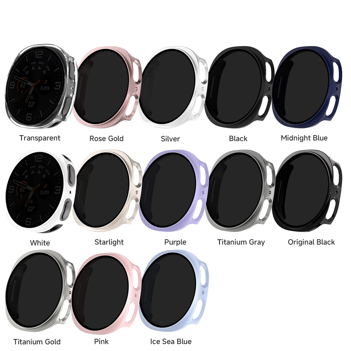 Premium Scratch-Resistant & Shockproof Privacy Glass Watch Case