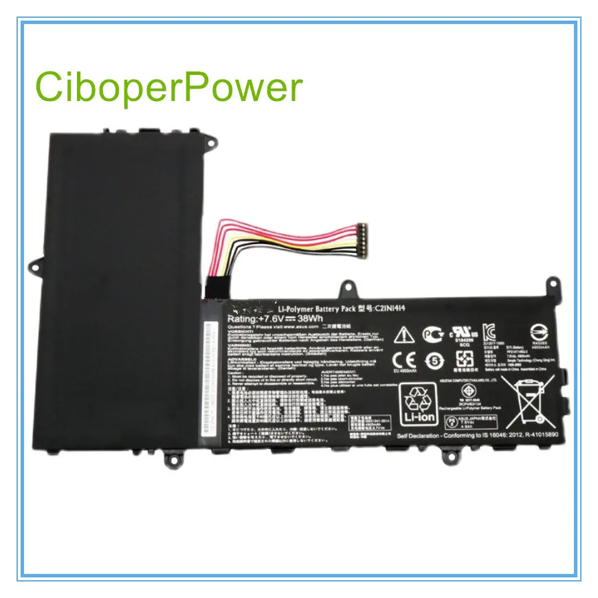 Qualità Originale 7.6V 38Wh C21N1414 Batteria Per X205T X205Ta Serie X205Ta-Bing-Fd015B