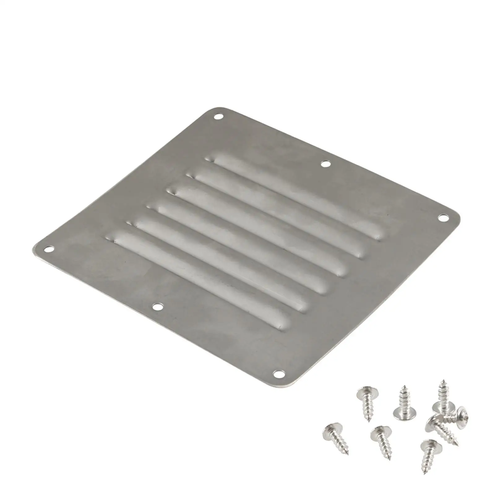 

Stainless Steel Air Vent Louver 5" with Screws Repair Parts Assembly 6 Slots for Rvs Yachts Boats Accessory Direct Replaces