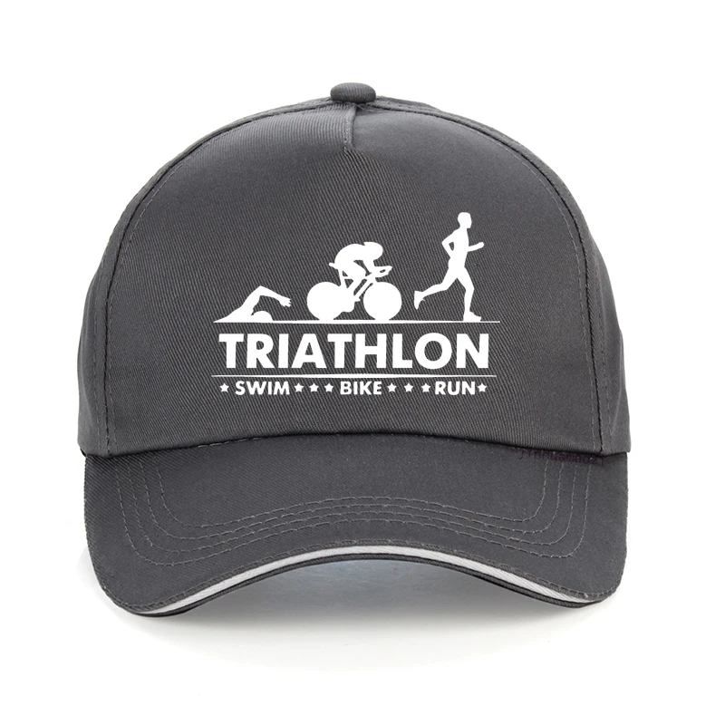Men Triathlon Swim Bike Run Athlete Sport Golf hat Men Adjustable Summer Outdoor Sport sunhat Baseball Cap gorro