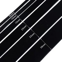 Elegant Wine Red Velvet Ribbon for Handmade Bows and Gift Wrapping (Black)