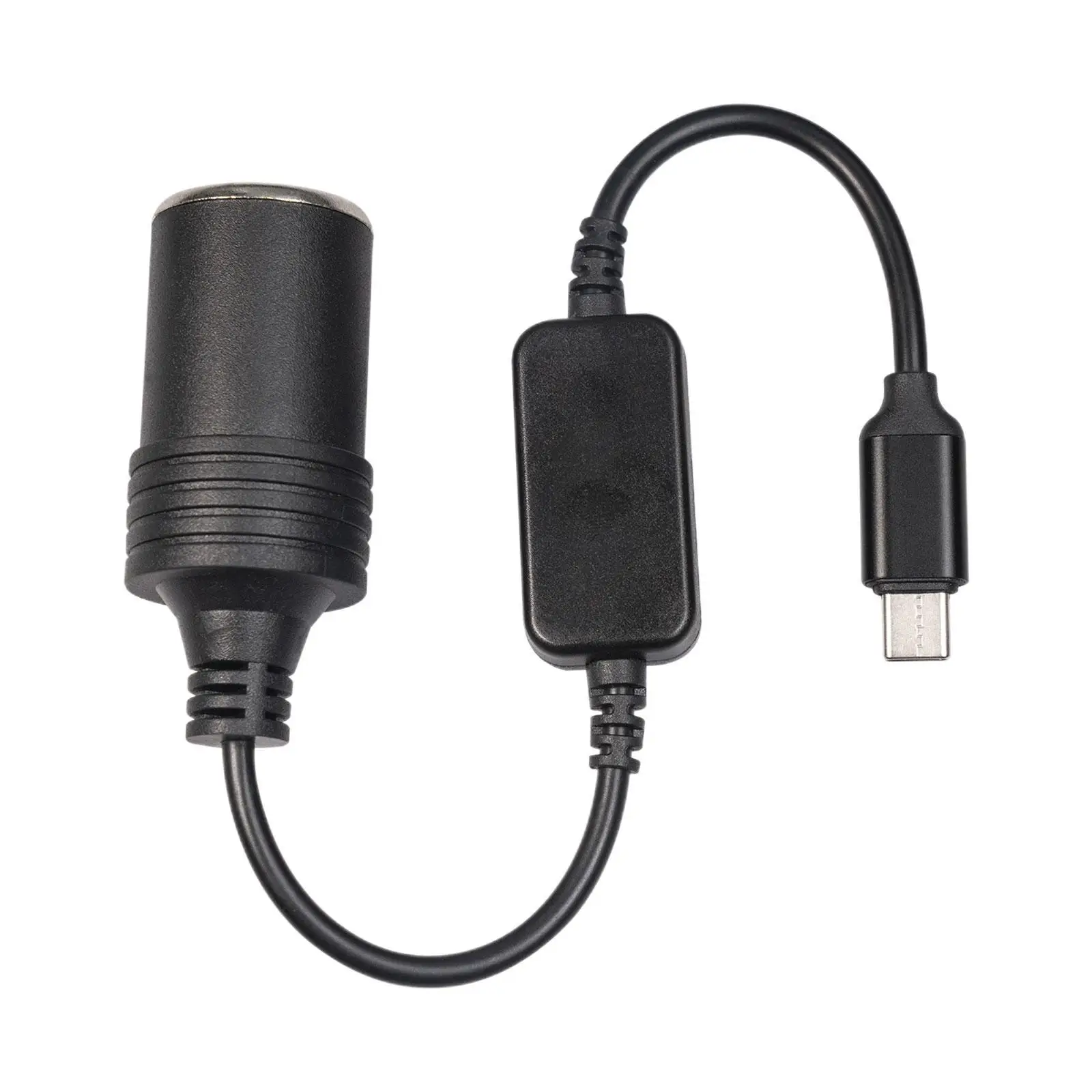 USB C Typ C zu 12V Auto Zigarette Leichter Buchse Buchse Konverter Adapter  Kabel für Auto Zigarette Feuerzeuge Auto staubsauger - AliExpress