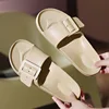 Comwarm Women Summer Flats Slippers New Fashion Beach Flip Flops With Adjustable Buckle Non-slip House Bath Slides Flats Sandals 3