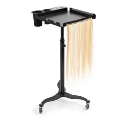 1pcs Professional Adjustable Hair Salon Rolling Trolley Beauty Salon Tray Cart Salon Tattoo Spa Barber Tool Stand with Tray