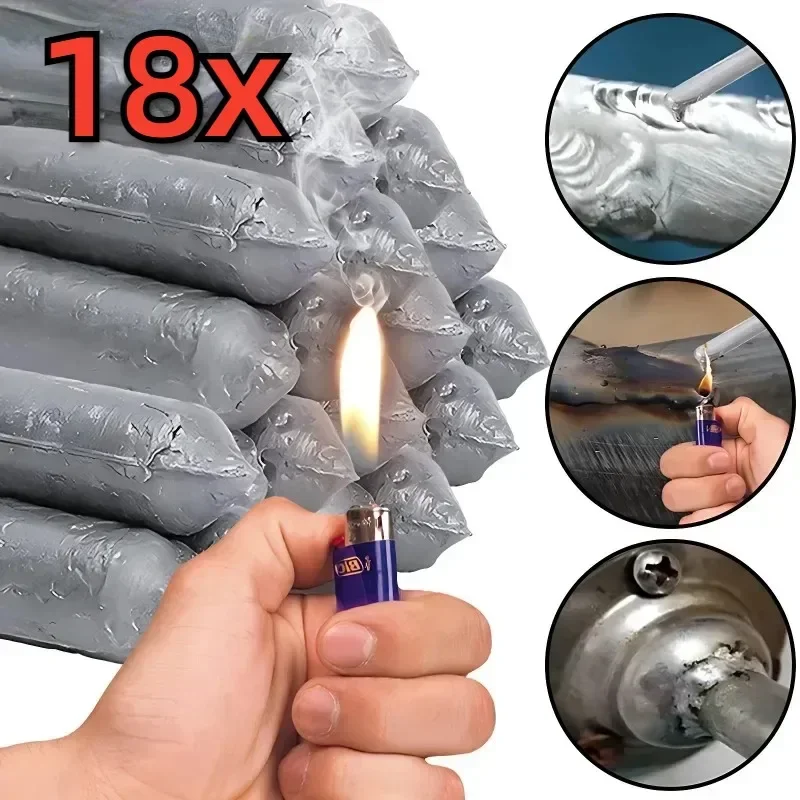 Low Temperature Easy Melt Welding Rods for Copper Iron Stainless Steel Soldering Aluminum Repairing Holes Solder Rod Agent Kits welding rods,tin solder rod