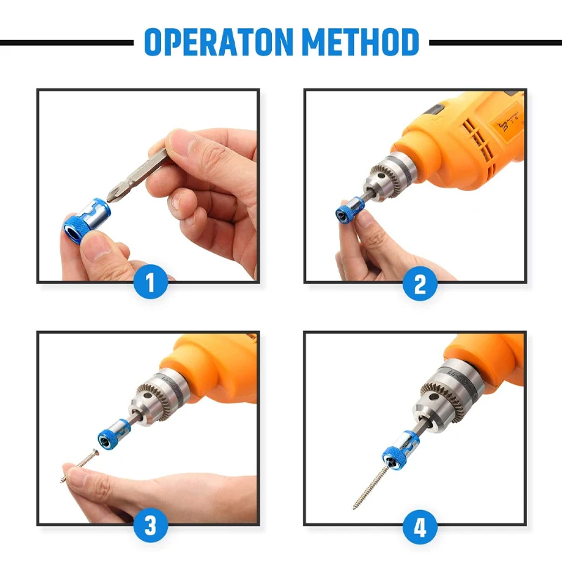 Universal Magnetic Ring Alloy Screwdriver Bit with Anti-Corrosion & Strong Magnetizer
