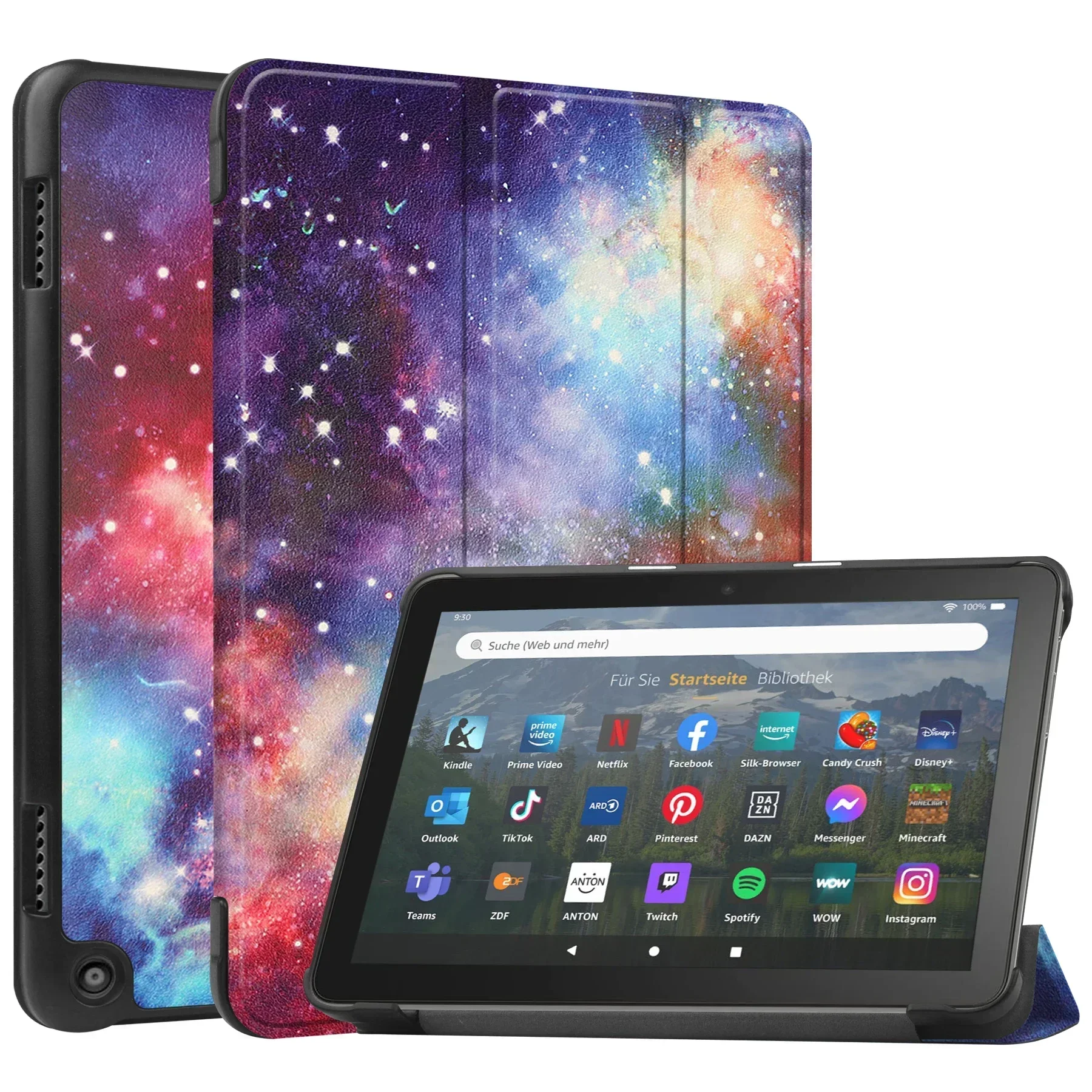 Premium Tablet Cover with Auto Sleep/Wake & Folding Stand