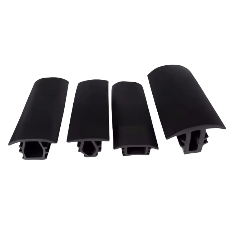 EPDM Rubber T Strip Gap Cover for Solar Photovoltaic Bracket  Metal Cable Trench Cover Monocrystalline Solar Panel Sealing Black