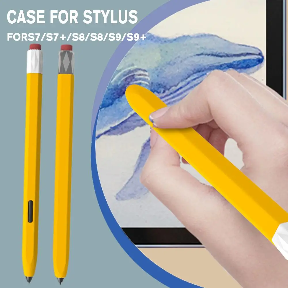 

Silicone Pencil Case for Samsung Galaxy Tab S6 Lite/s7 s7+s8 s8+s Liquid Silicone Stylus Pencil Cover Tablet Pen Cover Y7Y5