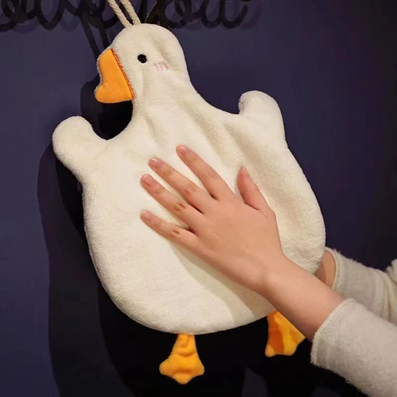 Cartoon Goose Hand Towel Quick Drying