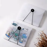 A6 Stickers Storage Book Transparent Nail Sticker Collecting Bandage Notebook Holder Cash Bill Organize Idol Photo Booklet 1